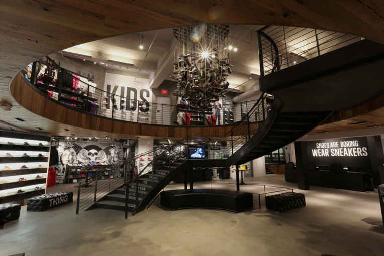 CONVERSE busca su identidad. Flagship Store en San Francisco. Espacio