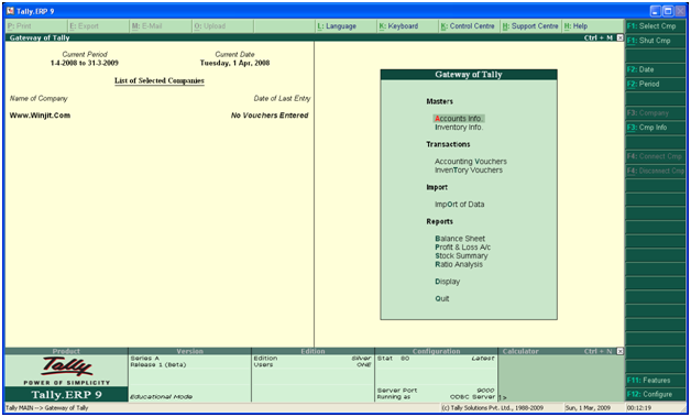 Free Download Tally 9.0 Accounting Software Full Version For Windows 7