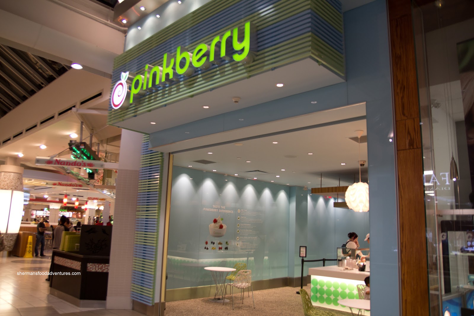Sherman's Food Adventures Pinkberry (Metrotown)