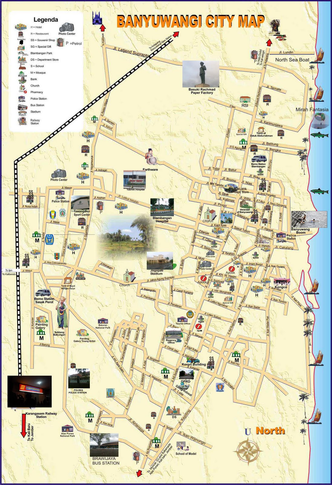 City map Banyuwangi