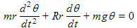 differential equation for the pendulum differential equation for the pendulum