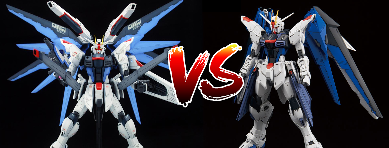 Malaysia MG Freedom Gundam 1.0 Vs 2.0 Comparison