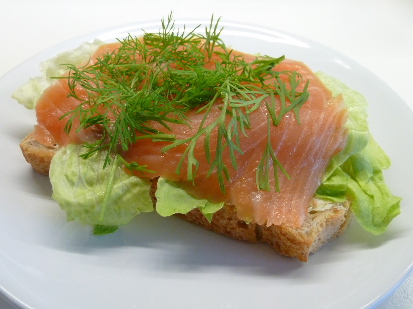 Family FECS Smoked Salmon Open Sandwich