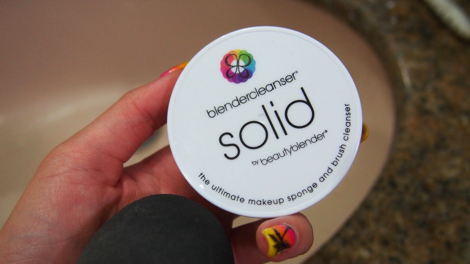 How I clean my brushes + solid brush/sponge cleanser by Beauty Blender