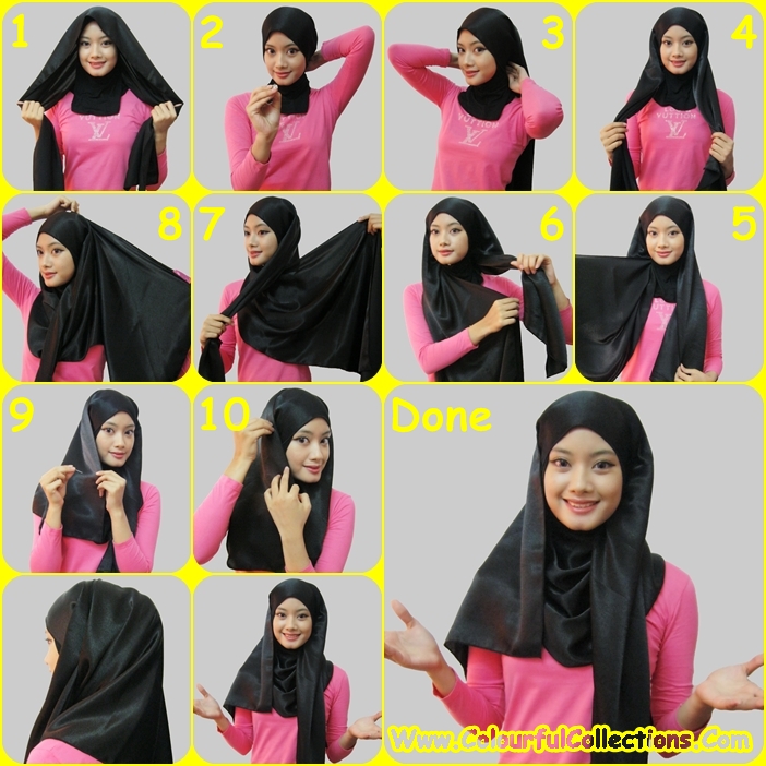 CARA PAKAI SHAWLS