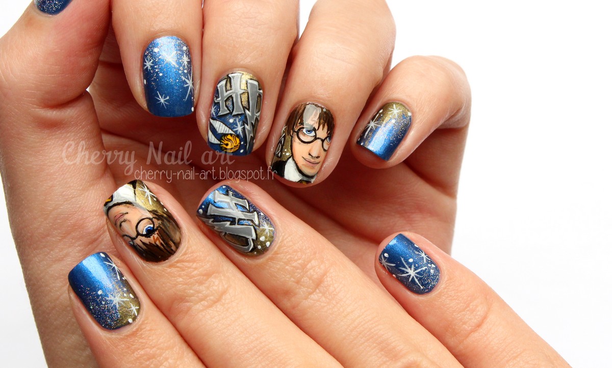 2. "10 Magical Harry Potter Nail Art Designs" by Nailed It NZ - wide 6