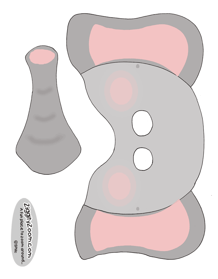 Elephant Paper Mask