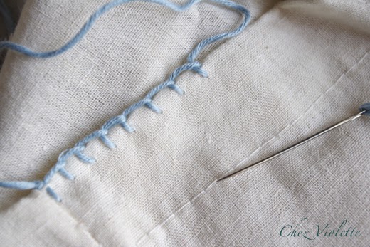 DIY Tuto bordure dentelle au crochet sur un Tote Bag - Chez Violette DIY Tuto bordure dentelle au crochet sur un Tote Bag - Chez Violette