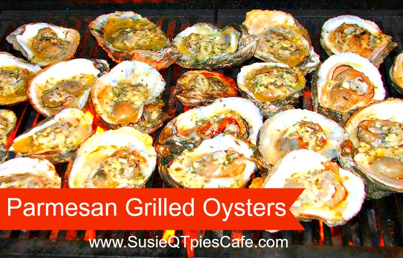 SusieQTpies Cafe {Summer Recipe} Parmesan Grilled Oysters