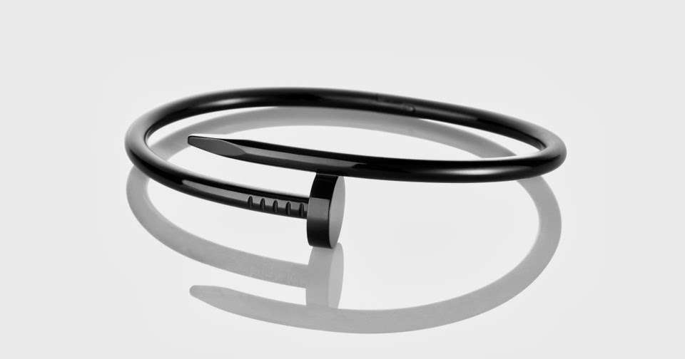 cartier nail bangle silver