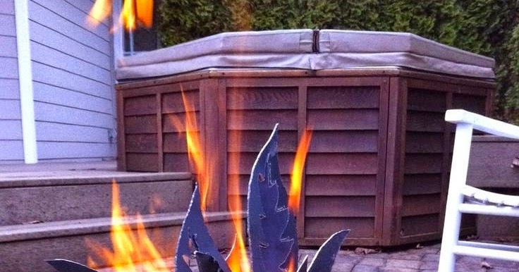 Modern fire pit | Dreaming Gardens pub