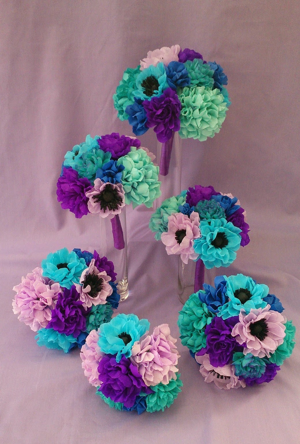 Crafty little Beanut! Beautiful mixed paper flower set
