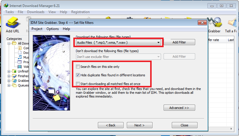 Download file toàn bộ file audio trên website Download file toàn bộ file audio trên website