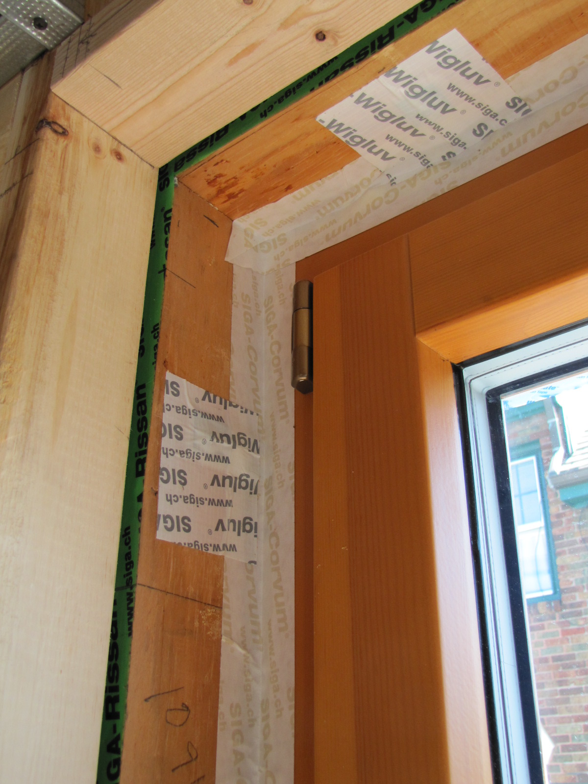Midwestern Sustainable Design Passive House window installation in ICF