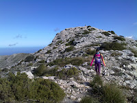 Viento helado y punto geodésico del Teix
