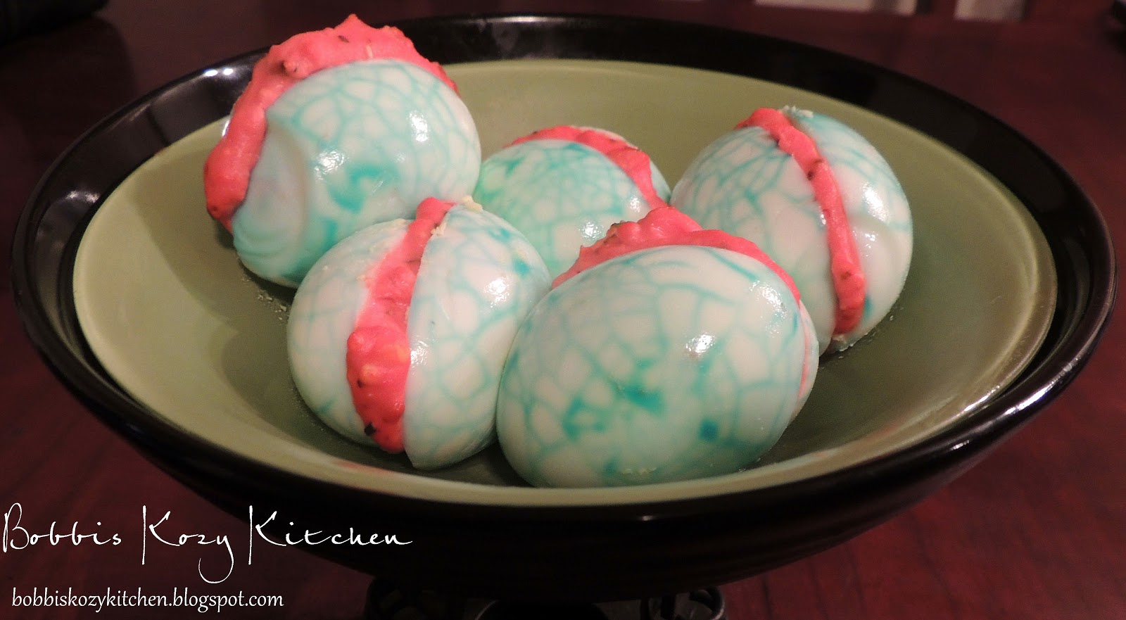 Bobbi's Kozy Kitchen: Goblin Eggs for Trick or Treat #SundaySupper #