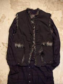 FWK by Engineered Garments "Over Vest - Nyco Ripstop/Fake Fur" Fall/Winter 2015 SUNRISE MARKET