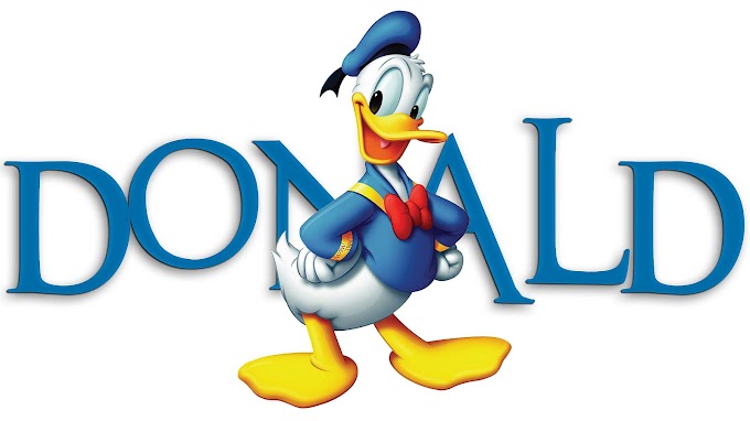 Witte Donald Duck achtergrond