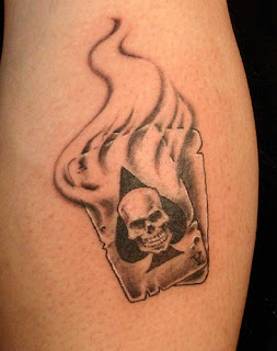flames onthesideofmyface playing cards tattoo designs photos flames onthesideofmyface playing cards tattoo designs photos