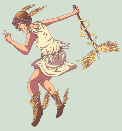 God Hermes Image, Artwork and Illustration God Hermes Image, Artwork and Illustration