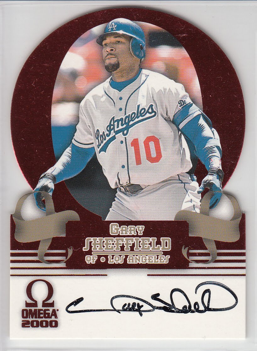 Dodgers Blue Heaven Collection Gary Sheffield Omega 2000 Auto