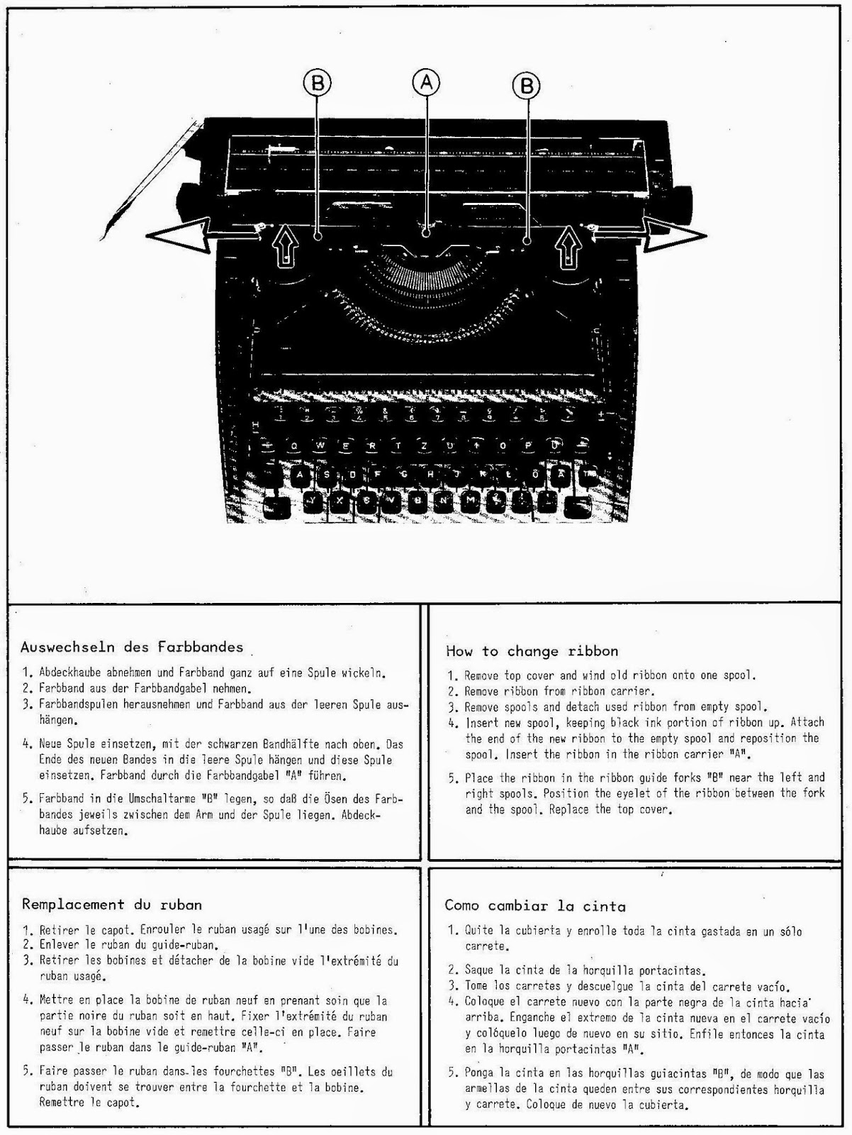 Manual De Panasonic Electronic Typewriter R340