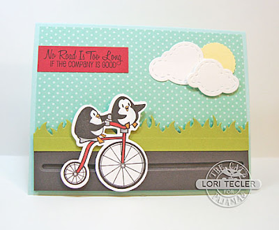 No Road Is Too Long card-designed by Lori Tecler/Inking Aloud-stamps and dies from The Cat's Pajamas No Road Is Too Long card-designed by Lori Tecler/Inking Aloud-stamps and dies from The Cat's Pajamas