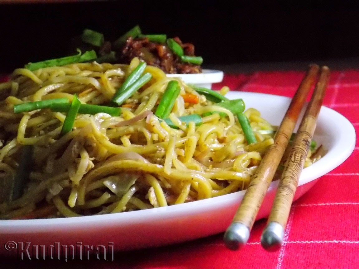 Kudpiraj's Garam Tawa Egg Chow Mein(Fried Noodles)