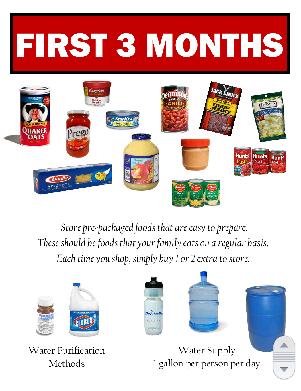 Prepared LDS Family The Power of 3 An Emergency Preparedness Guide