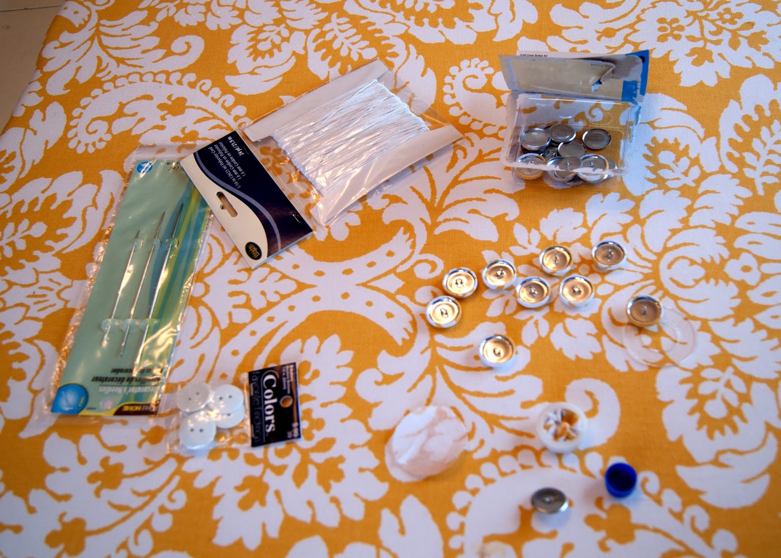Tools for fabric covered buttons