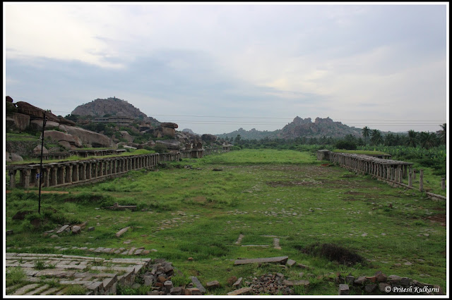 Market ruins outside BalaKrishna temple Market ruins outside BalaKrishna temple