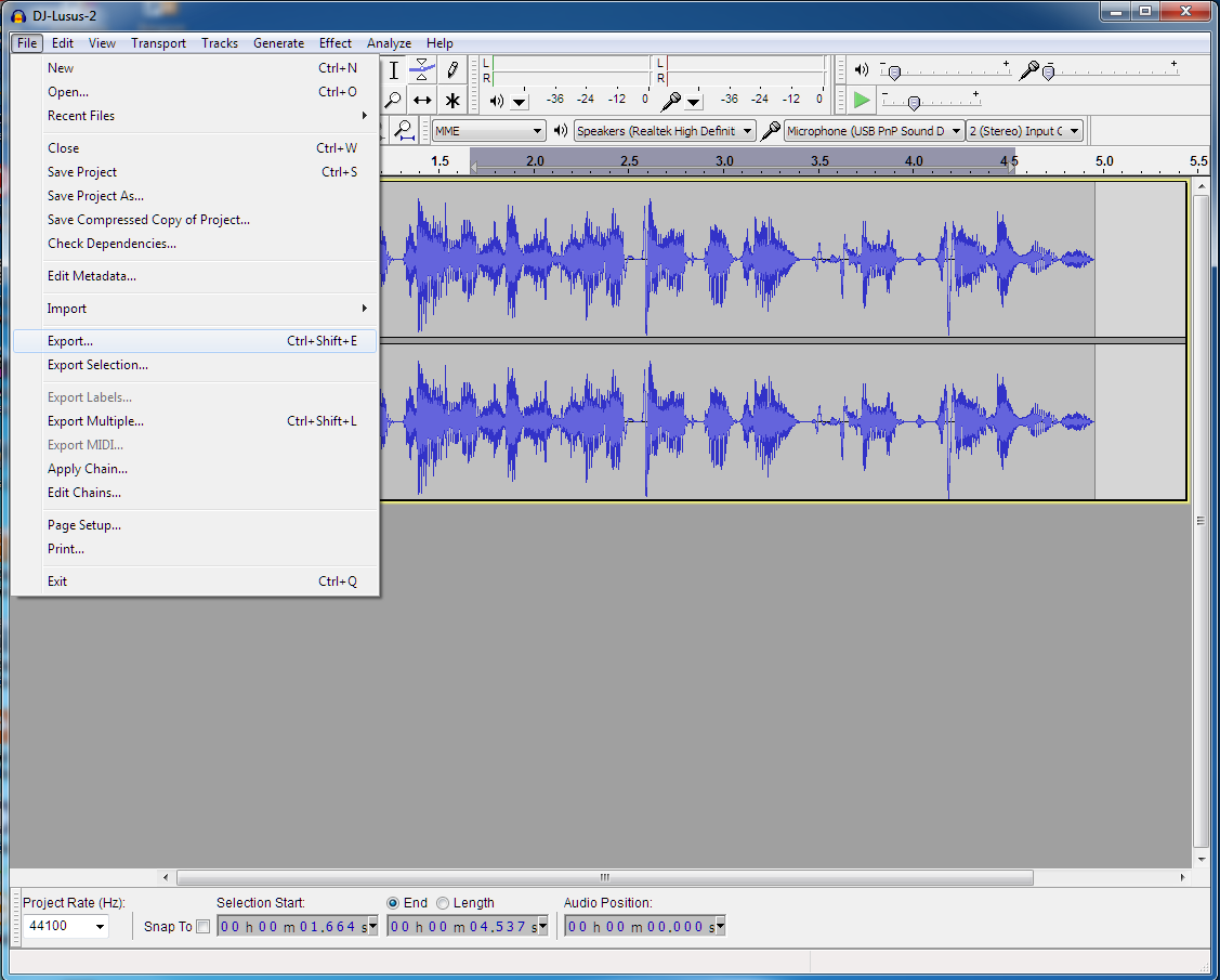 An Introduction to Audacity The Chilly Bear