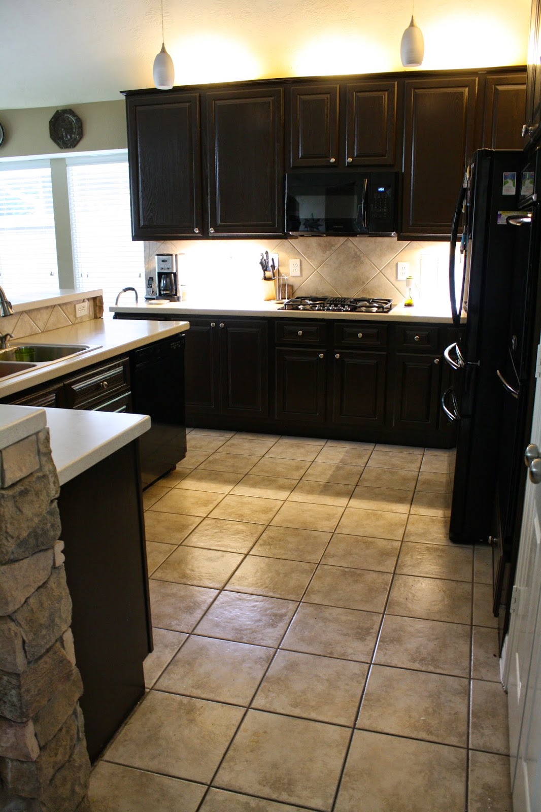 Cost to replace kitchen cabinet doors AFTER! Same view as above