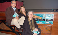 Rafael de Lucas, Ana Rossetti y Gracia Iglesias en el Teatro Moderno de Guadalajara Gracia Iglesias, Gritos Verticales, Cangrejo Pistolero, Ana Rossetti, Teatro Moderno, Rafael de Lucas