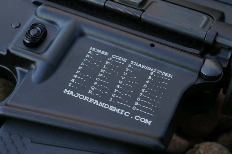 Gun parts with funny things on them