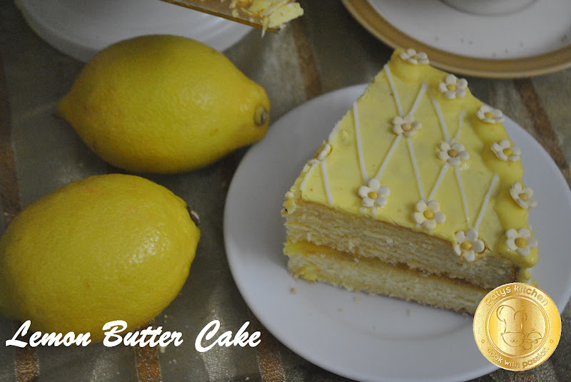 Patyskitchen Butter Lemon Cake Kek Butter Lemon
