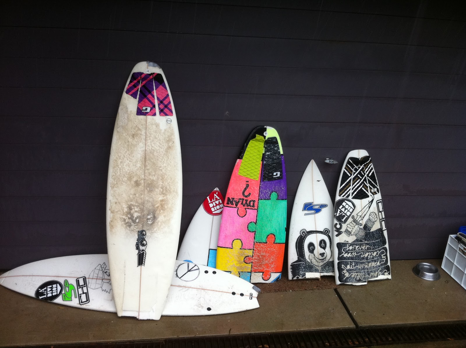 Broken Surfboard