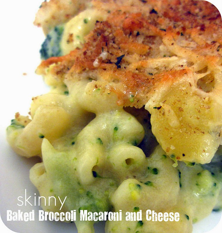 Skinny Baked Broccoli Macaroni and Cheese Recipe Six Sisters' Stuff