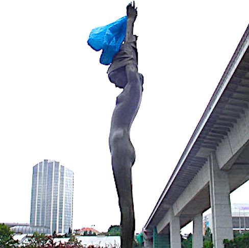 BLUE BAGS ::::::::::: UNSTABLE SOCIAL SCULPTURE