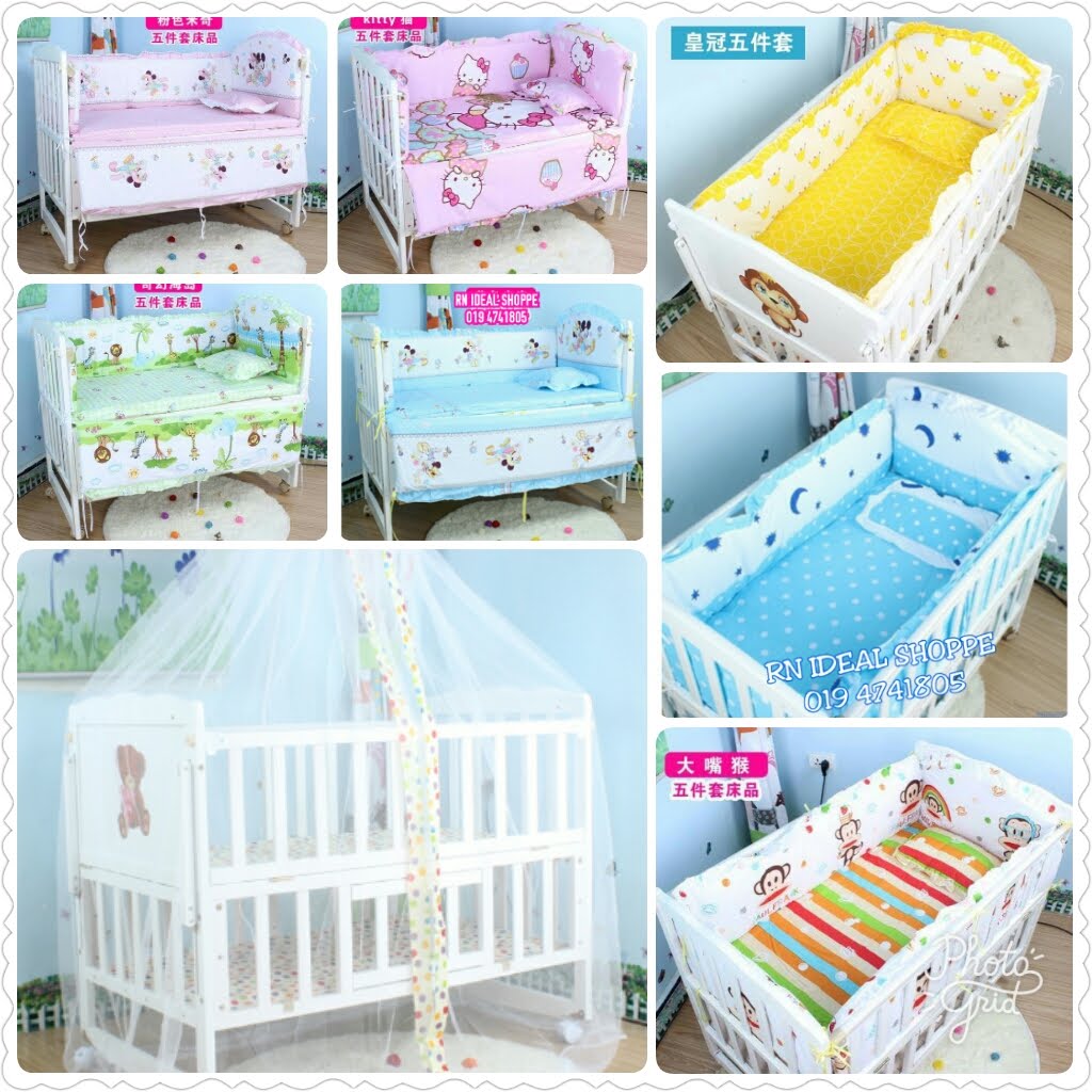 WHITE BABY COT EXCLUSIVE