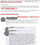 ALERT Presunta truffa