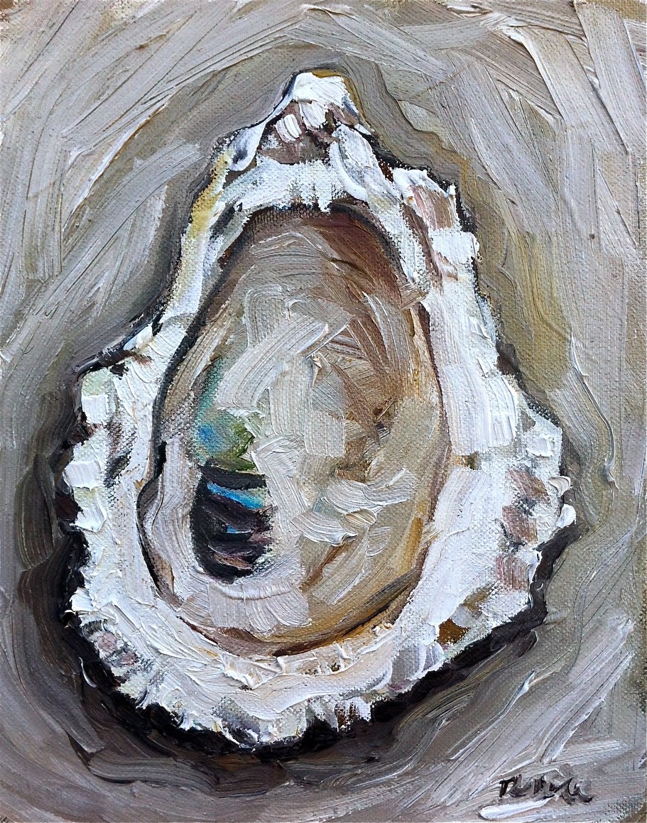 Devine Paintings: Oyster Painting on Canvas