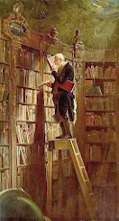 Carl Spitzweg (German romanticist painter and poet) 1808 - 1885 Der Bücherwurm (The Bookworm), 1850