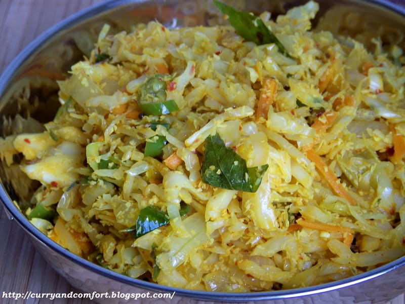 Kitchen Simmer Sri Lankan Cabbage Mellun