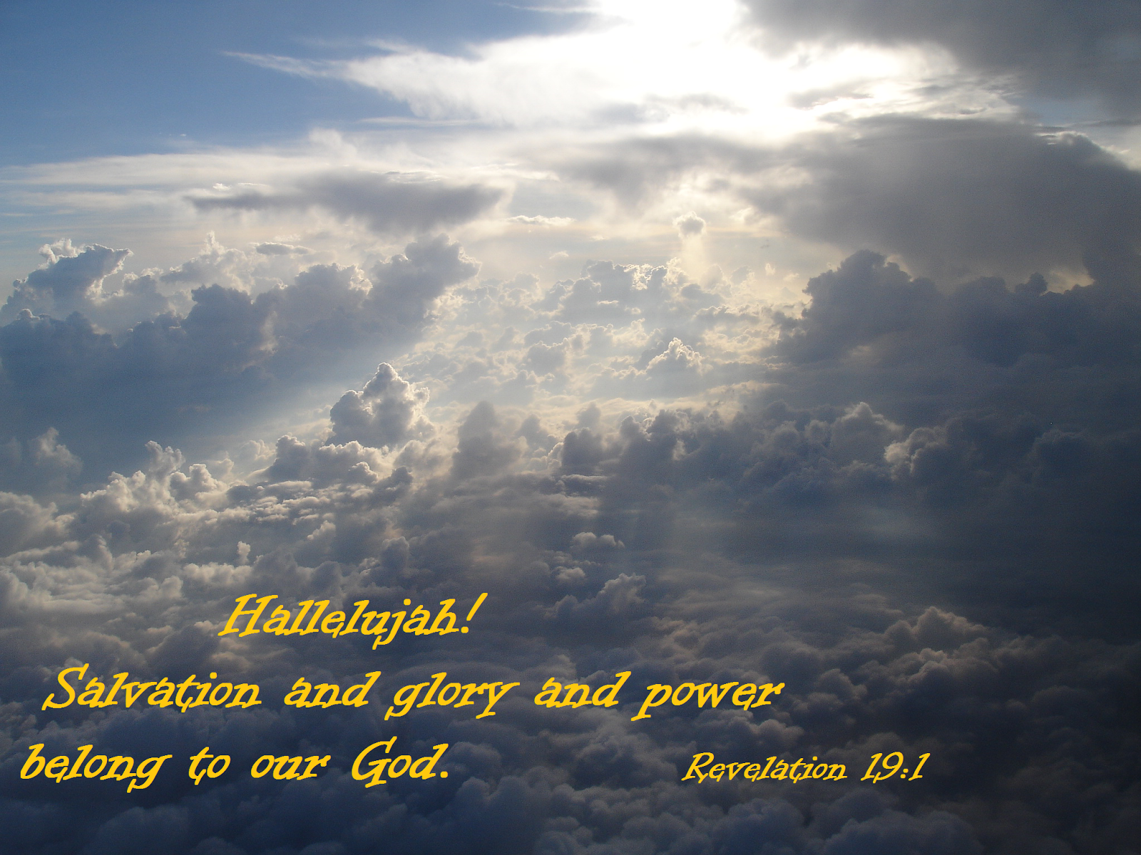 Mary's Living Word Salvation and glory and power belong to our God