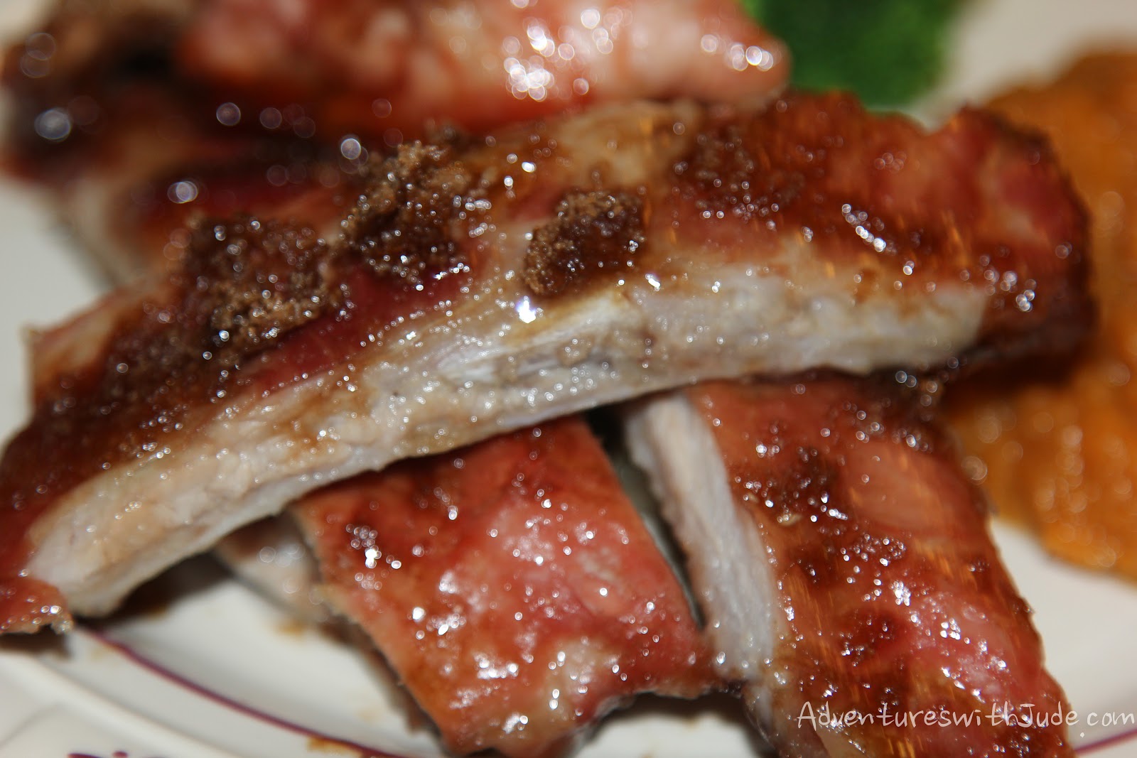 Adventures with Jude Candied Pork Ribs (B is for Brown Sugar)