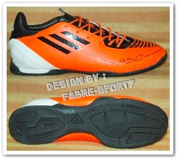 Code : Sepatu Futsal Adidas F50 Prime Orange - Datar