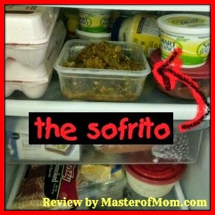 Somehow, it doesn't smell this bad when you eat it! Sofrito in the fridge