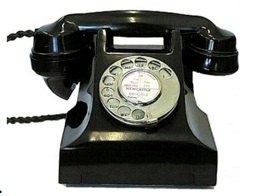 El viejo teléfono de mesa de la vieja Cantv