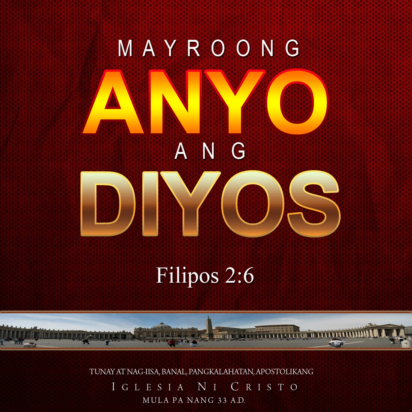 May Anyo ang Diyos!